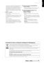 Page 25Troubleshooting
 Getting Started   
25
ENGLISH
·There may be multiple IEEE1394 interfaces installed on 
the computer and each of the multiple IEEE1394 
devices may be connected to different interfaces. When 
using multiple devices compatible with the Yamaha 
Steinberg FW Driver and connecting them to the com-
puter peer-to-peer individually (i.e., star-connection), 
make sure to connect them all to the jacks of a single 
interface.
Settings on a computer
·Conﬁrm whether or not “TOOS for MR” has been...