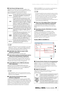 Page 31Fenêtres dédiées au MR816 CSX/MR816 X dans Cubase
 Fonctions détaillées   
31
3Clock Source (Horloge source)
Sélectionne lhorloge de mots source du MR816 CSX/
MR816 X actuel. Les valeurs de lhorloge de mots source 
qui ne peuvent pas être synchronisées avec le 
MR816 CSX/MR816 X apparaissent en italique. 
NOTE
·Lorsque lhorloge de mots source est spéciﬁée sur une valeur 
différente de « Internal », prenez soin de régler la fréquence 
déchantillonnage (page 30) du MR816 CSX/MR816 X sur la 
même valeur que...