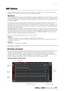 Page 33MR Editor
 Fonctions détaillées   
33
MR Editor
Lapplication MR Editor incluse (reportez-vous au manuel imprimé « Prise en Main ») met à votre disposition des outils 
polyvalents pour le mixage des entrées du signal audio du  MR816 CSX/MR816 X.
IMPORTANT
Vous devez obligatoirement recourir au logiciel MR Editor pour exécuter une application DAW autre que Cubase ou lorsque 
vous devez paramétrer les réglages requis pour lutilisation du MR816 CSX/MR816 X sans connecter dordinateur. Notez 
que Cubase et le...