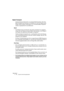 Page 36TIME BASE
4 – 36 Typische Anwendungsbeispiele
Digital Varispeed
Varispeed kennen Sie bereits von analogen Bandmaschinen. Die Time 
Base ermöglicht die Nutzung von Varispeed nun auch für Digital-Audio-
Geräte. Diese Funktion sollte jedoch nur in Ausnahmefällen eingesetzt 
werden, hauptsächlich für zwei Bereiche:
Musik
• Das Playback soll an ein Instrument, das schwer umzustimmen ist, angepasst 
werden oder das Playback wird einen Halbton tiefer benötigt, um der Sängerin/
dem Sänger eine angenehmere...