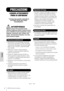 Page 44UR824 Guida Introduttiva
Italiano
PRECAUZIONI
LEGGERE ATTENTAMENTE
PRIMA DI CONTINUARE
* Conservare questo manuale in  un luogo sicuro per future  consultazioni.
 AVVERTENZA
Attenersi sempre alle precauzioni di base 
indicate di seguito per evitare il rischio di lesioni 
gravi o addirittura di morte conseguente a scosse 
elettriche, cortocircuiti, danni, incendi o altri 
pericoli. Tali precauzioni includono, fra le altre, 
quelle indicate di seguito:
• Non posizionare il cavo di alimentazione in...