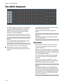 Page 18Chapter 4: The Edit Section
4 – 18
The ASCII Keyboard
The ASCII keyboard on the ID more or less looks like 
your usual computer keyboard. As its main task is 
usability in a studio environment and not typing 
letters, its keys have been optimized and differ in 
shape from an ordinary keyboard. 
The function buttons located to its left or any other 
ID function buttons may be used as its function keys.
NOTE:  
You can freely assign any Nuendo function to any 
function button on the ID, see page 3-15.
The...