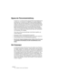 Page 52NUENDO
 52 Arbeiten mit den neuen Funktionen
Bypass der Panoramaeinstellung
In Version 3.1 von Nuendo können Sie die Panoramaeinstellungen für 
alle Spurarten mit Ausnahme von MIDI-Spuren umgehen (Bypass). 
Halten Sie dazu die [Umschalttaste] und die [Alt]-Taste/[Wahltaste] 
gedrückt und klicken Sie auf den Panner des entsprechenden Kanals 
im Mixer (im Kanalzugbereich oder im erweiterten Mixerbereich). Die 
Bypass-Einstellung wird in allen relevanten Bereichen angezeigt: 
Wenn die Panoramaeinstellungen...