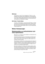 Page 69NUENDO
Arbeiten mit den neuen Funktionen  69
Markerspur
Die Markerspur ist jetzt Teil des freigegebenen Projekts, d. h. beim 
Freigeben eines Projekts werden die Markerspur und alle Markerda-
ten, die Sie für dieses Projekt erstellt haben, auch für die anderen Be-
nutzer sichtbar. Die Spurbedienelemente für die Netzwerkfunktionen 
sind ebenfalls auf der Markerspur verfügbar.
Das Fenster »Transfer-Status«
Im Fenster »Transfer-Status«, mit dem Sie das Übertragen von Daten 
aus dem oder in das Netzwerk...