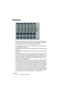 Page 102NUENDO
1 – 102 Die mitgelieferten Effekt-PlugIns
MixerDelay
Mit dem MixerDelay können Sie die einzelnen Kanäle einer Surround-
Spur/eines Surround-Busses anpassen und bearbeiten. Die folgen-
den Parameter sind für die einzelnen Kanäle verfügbar:
•Mit den Pegelreglern können Sie die Lautstärke-Balance zwischen den Sur-
round-Kanälen fein einstellen.
•Mit den Stummschalten- (M) und Solo-Schaltern können Sie einzelne Kanäle 
anhören usw.
•Mit den Phasen-Schaltern können Sie die Phasen-Polarität einzelner...