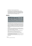 Page 92NUENDO
1 – 92 Die mitgelieferten Effekt-PlugIns
Der Masterbus verfügt über folgende Parameter:
•Eine Link-Option, die die beiden Masterregler miteinander verbindet.
•Ein Normalize-Schalter, der im eingeschalteten Zustand das zusammenge-
mischte Ausgangssignal normalisiert, d. h. der Ausgangspegel wird automa-
tisch angepasst, so dass das lauteste Signal so laut wie möglich ist, ohne 
jedoch zu einer digitalen Verzerrung (Clipping) zu führen.
Mix8To2
Mit dem Mix8To2 können Sie den Pegel von bis zu acht...