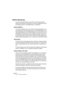 Page 50NUENDO
4 – 50 Einrichten des Systems
Mithören (Monitoring)
In Nuendo bedeutet Mithören das Anhören des Eingangssignals, 
während die Aufnahme vorbereitet bzw. während aufgenommen wird. 
Grundsätzlich gibt es drei Möglichkeiten zum Mithören:
Externes Mithören
Zum externen Mithören (d. h. zum Anhören des Eingangssignals, be-
vor es Nuendo erreicht) benötigen Sie ein externes Mischpult, um die 
Audiowiedergabe mit dem Eingangssignal zu mischen. Dies kann ein 
selbständiges Mischpult sein oder eine...