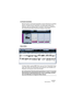 Page 95NUENDO
Erste Schritte 7 – 95
Im Kontext bearbeiten
Mit der Funktion »Im Kontext bearbeiten« können Sie Events und Parts 
direkt im Projekt-Fenster bearbeiten und dabei gleichzeitig einen 
Überblick über die übrigen Spuren behalten. Die Event-Anzeige für 
die entsprechende Spur ähnelt der Anzeige im Key-Editor.
Noten-Editor
Im Noten-Editor werden MIDI-Noten wie auf einem Notenblatt darge-
stellt. Hier finden Sie Werkzeuge und Funktionen zum Erstellen von 
Partituren und Layouts sowie zum Drucken.
Die...