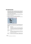 Page 442NUENDO
15 – 442 Audiobearbeitung und Audiofunktionen
Die Spektralanalyse
Mit dieser Funktion wird das ausgewählte Audiomaterial analysiert, das 
durchschnittliche »Spektrum« (die Verteilung der Pegel im gesamten 
Frequenzbereich) berechnet und in einem Koordinatensystem mit zwei 
Achsen angezeigt. Dabei werden auf der x-Achse die Frequenz und 
auf der y-Achse der Pegel dargestellt.
1.Wählen Sie das gewünschte Audiomaterial aus (einen Clip, ein Event 
oder einen Auswahlbereich).
2.Wählen Sie im Audio-Menü...