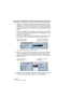 Page 644NUENDO
25 – 644 Synchronisation
Einrichten von Nuendo für externe Timecode-Synchronisation
1.Nehmen Sie im Synchronisationseinstellungen-Dialog folgende Ein-
stellungen vor: Wählen Sie im Bereich »Timecode-Quelle« entweder 
»MIDI-Timecode«, eine der 9-Pin-Optionen oder »ASIO-Audio-Gerät« 
(wenn Ihre Hardware mit dem ASIO-Positionierungsprotokoll kompa-
tibel ist).
2.Wenn Sie mit MIDI-Timecode arbeiten möchten, wählen Sie im Bereich 
»Timecode-Einstellungen« im Einblendmenü »MTC-Eingang« einen Ein-
gang...