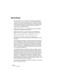 Page 42NUENDO
11 – 42 Yamaha 01V
Beschreibung
Mit dem Yamaha 01V ist entweder eine Fernbedienung des Mixers 
von Nuendo oder, sofern sie installiert ist, der Yamaha DSP Factory 
möglich (nur Windows; Einzelheiten werden im separaten pdf-Doku-
ment »Arbeiten mit Nuendo und der DSP Factory« beschrieben). Be-
vor Sie mit der Fernbedienung beginnen können, muss der 01V 
folgendermaßen eingestellt werden:
•Stellen Sie das Gerät so ein, dass MIDI-Parameterwechselbefehle 
empfangen und übertragen werden können....