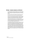 Page 180NUENDO
8 – 180 Arbeiten mit Symbolen
Wichtig! – Symbole, Systeme und Stimmen
Die meisten Symbole werden beim Einfügen einem bestimmten Noten-
system zugeordnet. Nur die Notensymbole, Legato- und Haltebögen 
bilden eine Ausnahme. Sie gehören zu bestimmten Noten und damit zu 
Stimmen. 
Es ist sehr wichtig, dass beim Einfügen eines Symbols das richtige 
Notensystem aktiv ist (wenn Sie mehrere Systeme bearbeiten).
Wenn Sie z. B. ein Symbol einfügen, während das falsche Notensys-
tem aktiv ist, könnte es...