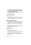 Page 76NUENDO
4 – 76 Eingeben und Bearbeiten von Noten mit der Maus
• Wenn im Programmeinstellungen-Dialog auf der Notation-Seite die 
Option »Noteninfo am Mauszeiger« eingeschaltet ist, werden beim Ver-
schieben des Mauszeigers die Position und Tonhöhe einer Note auch 
als »Tooltip« neben dem Mauszeiger angezeigt.
Wenn Sie die Aktualisierung der Bildschirmanzeige als zu langsam empfinden, sollten 
Sie diese Option besser ausschalten.
8.Lassen Sie die Maustaste los.
Die Note wird in der Partitur angezeigt....