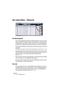 Page 148NUENDO
3 – 148 Die MIDI-Editoren
Der Listen-Editor – Übersicht
Die Werkzeugzeile
In der Werkzeugzeile finden Sie eine Reihe Symbole, die auch im Key-
Editor enthalten sind (Solo-Schalter, Rasterfunktion, Quantisierungs-
einstellungen usw.). Diese werden weiter vorne in diesem Kapitel be-
schrieben. Die folgenden Funktionen finden Sie nur im Listen-Editor:
•Das Einfügen-Einblendmenü (»Event (neu)«) wird beim Erzeugen neuer Events 
verwendet.
Hier können Sie einstellen, welche Event-Art Sie einfügen...