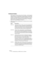 Page 18 
NUENDO
1 – 18 Echtzeitbearbeitung von MIDI-Parametern und Effekten 
Die Bereich-Funktion
 
Mit der Bereich-Funktion können Sie die Tonhöhe- und Anschlagstär-
kewerte bestimmen und alle Noten an diesen Bereich anpassen bzw. 
alle Noten, die sich außerhalb dieses Bereichs befinden, von der Wie-
dergabe ausschließen. Genauso wie bei der Zufall-Funktion stehen 
Ihnen auch hier zwei separate Bereich-Einstellungen zur Verfügung. 
Nehmen Sie die Einstellungen wie folgt vor: 
1. 
Öffnen Sie das...