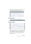 Page 505NUENDO
Working with the Tempo track 21 – 505
•If “Bars+Beats Linear” is selected, the ruler, time signature area and 
tempo curve display will be linear in relation to beats.
If the ruler shows bars and beats, the distance between beats will be constant.
The time signature area
The area below the ruler contains time signature events. 
The tempo curve display
The main display shows the tempo curve (or, if Fixed tempo mode is 
selected, the Fixed tempo – see page 510). To the left of the display 
is a...