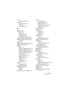 Page 721NUENDO
Index 721
Loop
Audio Part Editor
 427
Loop icon
Audio Part Editor
 426
Pool
 490
Sample Editor
 407
M
M button 142
Machine control
About
 576
Preferences
 592
Setting up
 585
Sony 9-Pin specifics
 593
Machine position follows jog
 592
Machine position follows mouse 
edits
 592
Macros
 704
Magnetic Cursor (Snap mode)
 154
Magnifying Glass tool
 113
Markers
About
 174
Adding in Marker window
 175
Drawing on Marker track
 179
Editing in Project Browser
 539
Editing on Marker track
 179
ID-numbers...