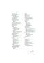 Page 725NUENDO
Index 725
Reconstruct 489
Record Catch Range
 86
Record enable
 49
9-Pin Devices
 593
Record file type
 54
Record folder
 58
Record format
 55
Record mode (Linear)
Audio
 65
MIDI
 80
Recording in MIDI editors
 86
Recording tempo changes
 509
ReCycle files
 666
Redo Zoom
 117
Regions
Creating
 414
Creating from events
 151
Creating with Detect 
Silence
 394
Editing
 415
Exporting as audio files
 494
Removing
 416
Relative snapping
 153
Remote control
Key commands
 353
Setting up
 350
Writing...