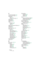 Page 316NUENDO
316 Index
A
Accents above Staves 170
Accents above Stems
 170
Accidentals
About
 127
Distance From Note
 131
Active Staff
 23
Add Space
 99
Adding Notes
 66
Align
Dynamics
 199
Symbols
 196
Text
 221
Apply closes Property Windows
 29
Auditioning
 74
Auto Clef
 34
Auto Group Notes
 138
Auto Layout
About
 268
Bars and Staves
 271
Hide Empty Staves
 270
Icon
 270, 271
Move All Bars
 270
Move Bars
 270
Move Staves
 270
Optimize All
 271
Spread All Pages
 271
Spread Page
 271
Auto Quantize
 45...