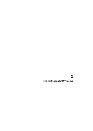 Page 1112
Les Instruments VST inclus 