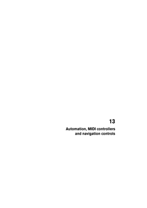 Page 19513
Automation, MIDI controllers
and navigation controls 