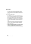 Page 26HALion4 – 26 Présentation de HALion
Introduction
Ce chapitre constitue une présentation générale des concepts de 
base et des procédures de fonctionnement de HALion : il renferme 
également de brèves descriptions des différentes pages “interfaces” 
de HALion.
Les morceaux de démo
Sur le DVD HALion se trouve un dossier appelé Demo Songs. Il con-
tient trois sous-dossiers avec des projets d’exemple pour trois applica-
tions hôtes les plus répandues : Cubase SX/SL, Nuendo et Cakewalk 
Sonar. Il y a deux...