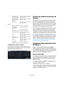 Page 378378
Gestion des sons
Configuration des valeurs de caractère
Les attributs de caractère peuvent être définis dans un 
éditeur spécifique. Cet éditeur offre une liste de valeurs 
qui décrivent le caractère d’un son.
Fichiers de contenus et structure de 
dossiers
HALion est fourni avec de nombreux sons prêts à l’emploi. 
Ces contenus regroupent des centaines de multi-pro
-
grammes, de programmes et de couches. Tous sont pro-
tégés en écriture. Vous pouvez éditer les fichiers qui sont 
chargés dans HALion,...