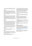 Page 423423
Importation et exportation d’échantillons
ÖLa plage de valeurs des paramètres Start et Length 
varie en fonction de la longueur d’origine de la boucle.
Quantize
Ce paramètre vous permet de configurer une grille de 
quantification alignée sur des fractions de temps. Il est 
également possible de définir des valeurs de notes poin
-
tées ou en triolets. Vous pouvez ainsi forcer le timing des 
tranches pour qu’elles soient exclusivement lues selon la 
valeur de note sélectionnée.
Amount
Ce paramètre...