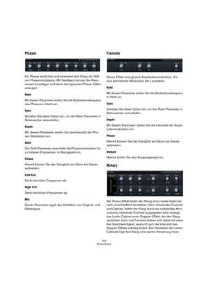 Page 308308
HALion Sonic
Page Options
Réglages sur la page Options
Disk Streaming
Certains des programmes utilisent jusqu’à 1 Go d’échan-
tillons, par exemple le piano acoustique. Il s’agit d’une 
grande quantité de données d’échantillon que votre ordi
-
nateur ne pourra éventuellement pas charger entièrement 
dans la RAM, surtout si vous utilisez l’ensemble des 16 
slots. Ainsi, HALion Sonic charge uniquement les pre
-
mières millisecondes de chaque échantillon dans la RAM 
et charge constamment plus de données...