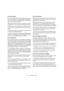 Page 260260
HALion Sonic
Destinations de modulation
Les destinations de modulation disponibles varient en 
fonction du type de couche sélectionné. HALion Sonic 
vous offre les destinations de modulation suivantes
 :
AftertouchL'aftertouch (pression que vous exercez sur une touche 
après l'avoir frappée) peut être utilisé comme signal de 
modulation. Aftertouch est unipolaire. Certains claviers 
MIDI ne peuvent pas envoyer de messages d'aftertouch. 
En revanche, la plupart des séquenceurs logiciels...