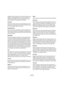 Page 302302
HALion Sonic
•Déplacez la poignée du taux (Rate) vers la gauche pour 
le réduire. Déplacez la poignée vers la droite pour aug
-
menter le taux (Ratio).
Threshold
Utilisez ce réglage pour définir le seuil (Threshold) en dB. 
Les valeurs sont comprises entre -60.0 et 0.0 dB. Le ni
-
veau des sons en dessous du seuil (Threshold) est 
abaissé. Les sons dont le niveau est supérieur au seuil 
(Threshold) ne sont pas traités.
Ratio
Ce paramètre définit l’importance de la réduction de gain 
appliquée aux...