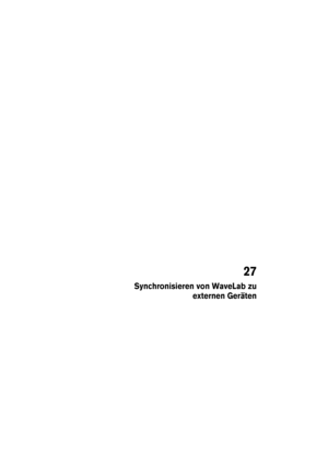 Page 69327
Synchronisieren von WaveLab zu
externen Geräten 