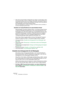 Page 142WAVELAB
7 – 142 Wiedergabe und Aufnahme
•Wenn Sie auf den Schalter »Endpunkt/Loop« klicken und die Option »Posi-
tionszeiger bei Stop zurück zum Anfang« einschalten, springt der Positions-
zeiger automatisch zurück an den Anfang der Auswahl, wenn Sie während 
der Wiedergabe auf den Stop-Schalter klicken.
Wenn kein Auswahlbereich vorhanden ist, springt er automatisch zurück an die Stelle, an 
der Sie die Wiedergabe gestartet haben.
Einstellen der Transportfunktionen für unterschiedliche Fenster...