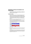 Page 491WAVELAB
Die Audiomontage 19 – 491
Verwenden von Fades und Crossfades in der 
Audiomontage
Im Audiomontage-Fenster gibt es mehrere Optionen zum Erstellen und 
Bearbeiten von Fades und Crossfades. Diese Optionen werden in den 
folgenden Abschnitten beschrieben.
Erstellen von Fades
Wie bereits erwähnt, werden in allen Clips Übergangspunkte zwischen 
Fade-In- bzw. Fade-Out-Bereich und Haltebereich angezeigt. Diese 
Punkte können horizontal verschoben werden, um ein Fade-In oder Fade-
Out für einen Clip zu...