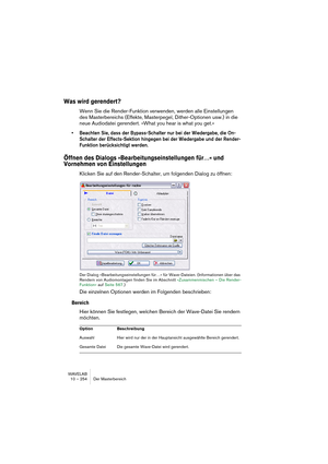 Page 254WAVELAB
10 – 254 Master Section 