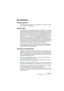 Page 629WAVELAB
Analysis 25 – 629
The Errors tab
This tab actually reports two totally separate things:
•Glitches
These are disruptions in the audio. Glitches may occur after problematic digital transfers, 
after careless editing, etc. They manifest themselves as “clicks” or “pops” in the audio.
•Clipping
A digital system has a finite number of levels that it can represent properly. When a sound 
has been recorded at too high a level or when digital processing has raised the level past 
what the system can...