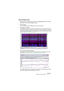 Page 77WAVELAB
Editing in the Wave window 6 – 77
About the Display modes
Both the main view and the overview can independently be set to show 
the audio in one of three display modes:
•Wave display.
This is the standard waveform display, as shown in the main picture.
•The Spectrum display. 
This displays the audio as a “spectrogram” which allows you to view the level intensity of 
each area in the frequency spectrum across the time line. This mode allows for very precise 
and specialized editing operations in...