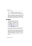 Page 208WAVELAB
9 – 208 Traitement off-line
Restaurateur de formes d’onde
Il vous permet de supprimer les craquements et les clics intermittents 
d’un fichier audio. Faites d’abord une sélection englobant le bruit que 
vous souhaitez supprimer, puis appliquez une des méthodes disponibles. 
En règle générale, vous devrez utiliser un coefficient de zoom élevé pour 
pouvoir situer et sélectionner l’élément indésirable.
Le restaurateur de forme d’onde permet de choisir parmi plusieurs métho-
des disponibles. La...