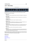 Page 37712.28 Stereo Delay 363
12.28 Stereo Delay
StereoDelay has two independent delay lines with freely speciﬁed delay time settings.
The following parameters are available:
ˆ Delay 1 & 2
Using these controls you specify the base note value for the delay time in milliseconds.
ˆ Sync button
The buttons below the Delay knobs are used to turn tempo sync on or off for the re-
spective delay.
ˆ Feedback 1 & 2
The Feedback controls set the number of repeats for each delay.
ˆ Filter Lo 1 & 2
These ﬁlters affect the...