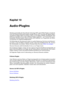 Page 163Kapitel 10
Audio-PlugIns
Steinberg entwickelte die Virtual Studio Technology (VST), damit Effekt-PlugIns in Audioedi-
toren (wie WaveLab Elements) integriert werden können. VST verwendet die digitale Signal-
verarbeitung (Digital Signal Processing, DSP) um die Effekte beliebter Studiogeräte über
Software zu simulieren. Es werden zahlreiche PlugIns angeboten – von Freeware bis zu pro-
fessionellen Studioprodukten. Diese erweitern die Funktionen von Programmen wie Wave-
Lab Elements um ungeahnte...