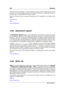 Page 216208 Glossario
Il bit rate è di 1411,2 kbits/s. Il numero massimo di tracce è 99, la durata minima di una
traccia è di 4 secondi (inclusa una pausa di 2 secondi), il tempo di riproduzione massimo è
di 79,8 minuti e il codice ISRC deve essere incluso.
WaveLab Elements fornisce strumenti di mastering di CD compatibili con lo standard Red
Book.
Frame del CD
ISRC
Indice del glossario
13.63 Espressioni regolari
Un' espressione regolare (regex in forma abbreviata) è una formula composta da caratteri
con un...