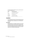 Page 104WaveLab Essential
7 – 104 Arbeiten im Wave-Fenster
Im zweiten Fall hängt die »Zeiteinheit« davon ab, welches Format für 
das Lineal ausgewählt wurde:
Auswählen
Fast alle Bearbeitungsvorgänge in WaveLab Essential werden auf die 
Auswahl angewendet, d. h. auf einen von Ihnen festgelegten Bereich 
der Wave-Datei. Es gibt viele Möglichkeiten, einen Auswahlbereich 
festzulegen:
Durch Ziehen
Die Standardmethode zum Auswählen eines Bereichs in einem Wave-
Fenster besteht darin, an einer Stelle im Fenster zu...