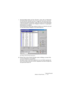 Page 141WaveLab Essential
Arbeiten im Wave-Fenster 7 – 141
•Standardmäßig heißen die Titel »Titel XX«, wobei »XX« ein Platzhalter 
für die Nummern darstellt, die bei 01 beginnen. Sie können die auto-
matische Nummerierung ändern, indem Sie mit der rechten Maustaste 
in die Liste klicken und eine der verfügbaren Optionen im angezeigten 
Einblendmenü auswählen.
Dieses Einblendmenü enthält einige zusätzliche Funktionen zum Speichern der einzel-
nen Titel direkt als Datei, Anhängen an eine Audiomontage usw.
Der...