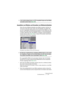 Page 219WaveLab Essential
Der Masterbereich 11 – 219
❐In der Audiomontage können nur VST-kompatible PlugIns als Clip-Effekte 
verwendet werden (siehe Seite 300).
Auswählen von Effekten und Verwalten von Effektschnittstellen
Wenn Sie einer Effektschnittstelle einen Effekt zuweisen möchten, kli-
cken Sie auf die Zahl rechts neben der Schnittstelle und wählen Sie 
aus dem angezeigten Einblendmenü den gewünschten Effekt aus. (Sie 
können auch direkt auf die Schnittstelle klicken, um das Einblendmenü 
zu öffnen.)...