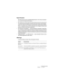 Page 385WaveLab Essential
Analyse 18 – 385
Report-Parameter
Die Parameter für die Lautstärke-Registerkarte sind etwas komplizier-
ter als die der Spitzenwertanalyse:
• Mit »Auflösung« wird die Länge des Audiomaterials bezeichnet, das gemessen 
und dessen Durchschnittswert ermittelt wurde. Wenn dieser Wert herabge-
setzt wird, werden kurze Passagen mit lautem/leisem Audiomaterial entdeckt. 
Wenn er angehoben wird, muss der Klang über einen längeren Zeitraum laut/
leise sein, damit ein Hot-Punkt ermittelt wird.
•...