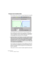 Page 414WaveLab Essential
19 – 414 Erzeugen von Loops
Erzeugen eines Crossfades hinten
Der Crossfade hinten wird über eine eigene Registerkarte eingestellt.
Der Crossfade hinten entspricht einem normalen Crossfade, wird 
aber auf den Bereich hinter der Loop angewendet, d. h. das Material 
wird so ausgeblendet, dass kein »Glitch« (Störimpuls) auftritt, wenn 
die Wiedergabe über das Ende der Loop hinausgeht.
❐Wenn Sie den Klang in einem Sampler so verwenden möchten, dass der 
Bereich hinter der Loop auf gar keinen...