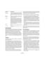 Page 224224
PlugIn-Referenz
StereoExpander
Mit dem StereoExpander wird die Breite eines bereits vor-
handenen Stereosignals verändert. Wenn Sie den Schie-
beregler auf -100 % setzen, werden zwei gleiche 
Ausgangskanäle erzeugt (das ursprüngliche Stereo-
klangbild geht dabei verloren). Bei Werten zwischen -
99 und -1 wird das Stereoklangbild enger. Eine Einstel-
lung von 0 entspricht dem Originalsignal. Bei Werten 
zwischen 1 und 100 wird das Stereoklangbild verbrei-
tert.
ToolsOne
ToolsOne ist ein sehr...