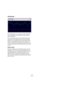 Page 6666
Metering
Oscilloscope
The Oscilloscope is a “microscope” version of the level 
meter, showing the area around the cursor position at 
large magnification.
If you are analysing stereo audio, the Oscilloscope will 
normally show the separate levels of the two channels. 
However, if you activate the option “Show Mix and Sub-
traction” on the Options pop-up menu (or click the +/– 
icon) the upper half of the Oscilloscope will show the mix 
of the two channels and the lower half will show the sub-...