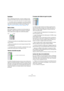 Page 122122
Le Montage CD Audio
Lecture
Dans un Montage CD Audio, la lecture s’effectue prati-
quement de la même façon que dans les fenêtres audio. 
ÖLes pistes audio sont assignées via la Section Maître.
Vous pouvez ainsi ajouter des effets globaux au Montage CD Audio, ou 
créer, grâce à la fonction Render, un fichier audio de mixage (voir 
“Mixage – la fonction Transformation (Render)” à la page 143).
Mute et Solo
Pour rendre muettes ou écouter en solo des pistes du 
Montage, il suffit de cliquer sur les...