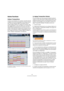 Page 126126
Les fonctions de transposition
Autres fonctions
Indiquer Transpositions
Lorsque vous transposez une musique, il peut être utile de 
comparer de visu les sons d’origine et la musique transpo-
sée. Pour les conteneurs MIDI, vous obtenez cela en 
ouvrant l’éditeur Clavier et en cliquant sur le bouton “Indi-
quer Transpositions”. Ceci vous aidera à voir comment les 
notes MIDI seront transposées. Si ce bouton est activé, 
l’éditeur Clavier affichera la hauteur de la note que vous en-
tendez, s’il est...